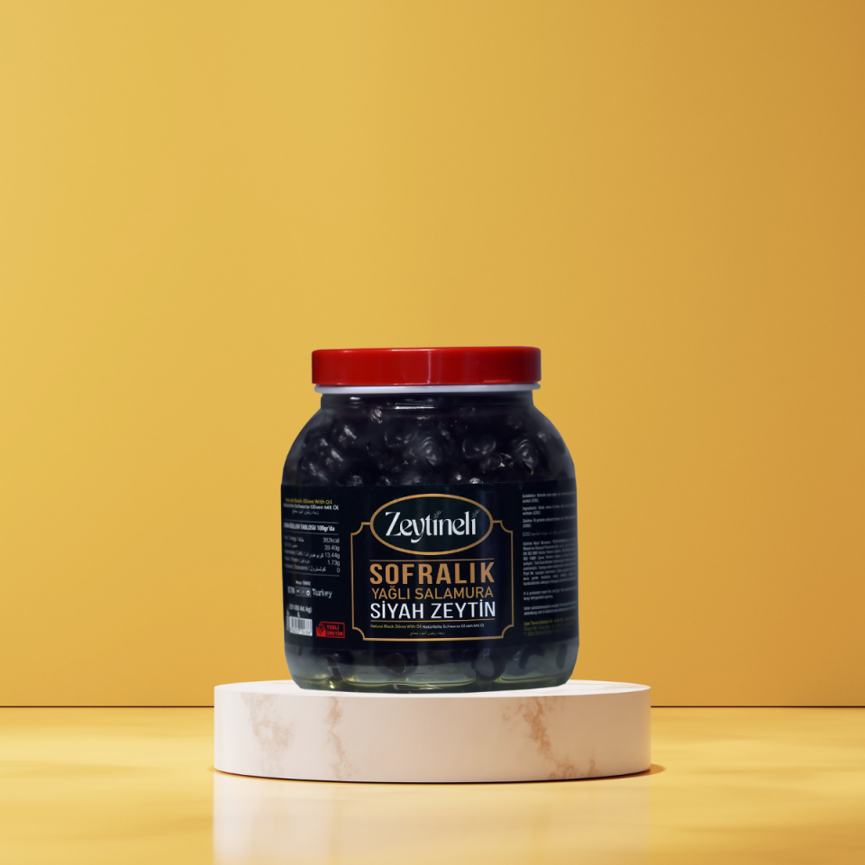 HUSUSİ SİYAH ZEYTİN - 1000 GR