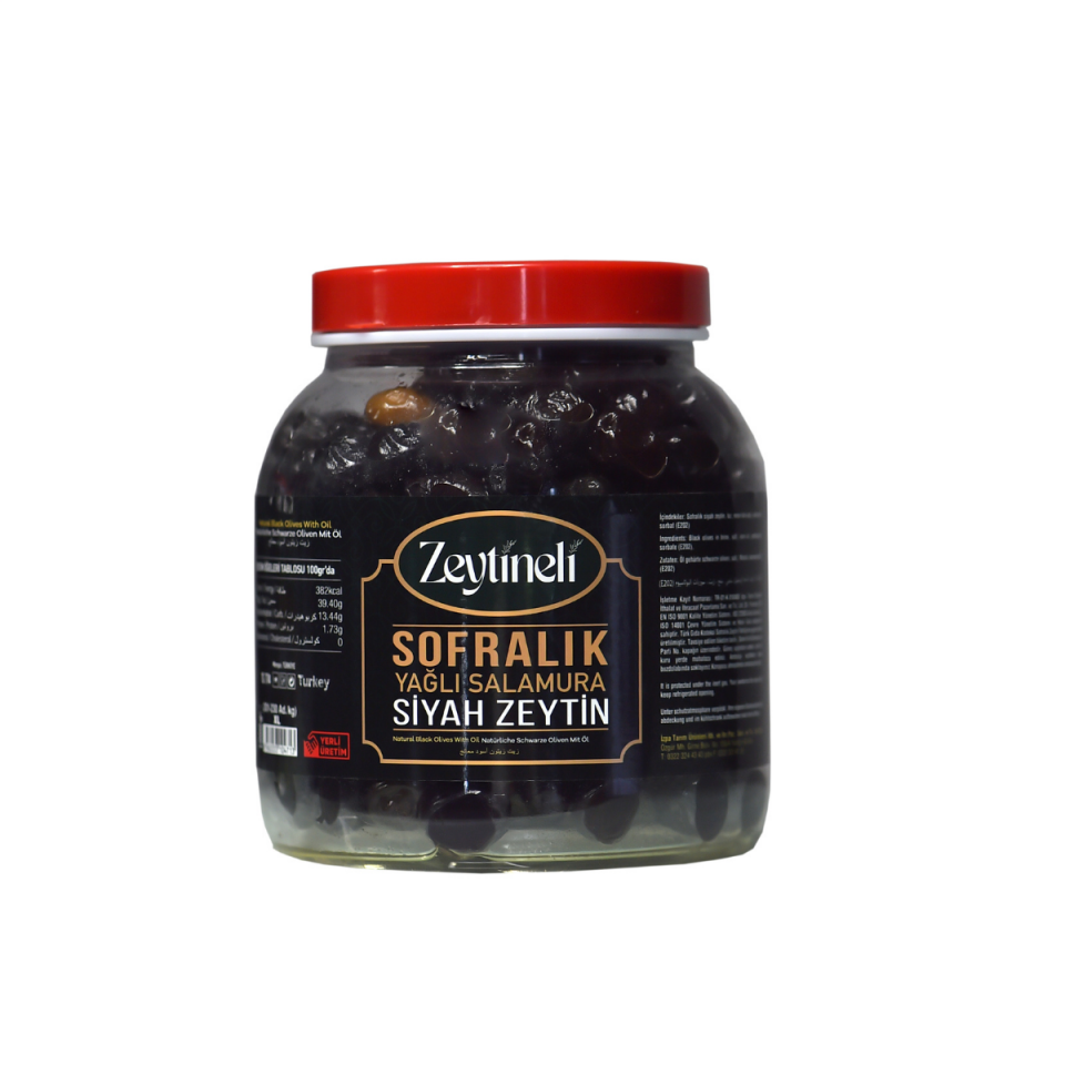 GURME SİYAH ZEYTİN-1000 GR