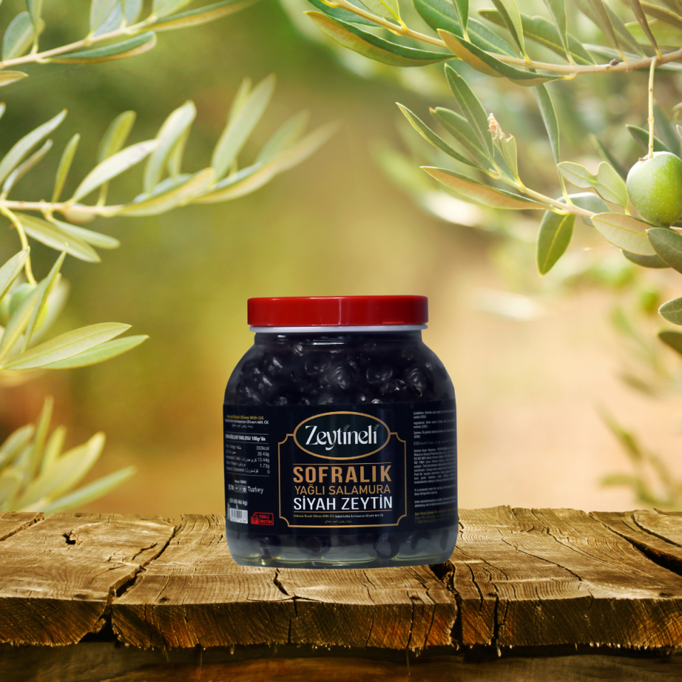 GURME SİYAH ZEYTİN-1000 GR
