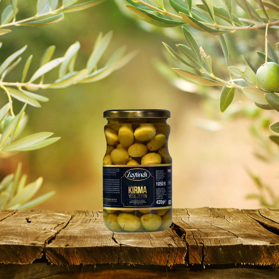DOMAT KIRMA YEŞİL ZEYTİN 420 GR