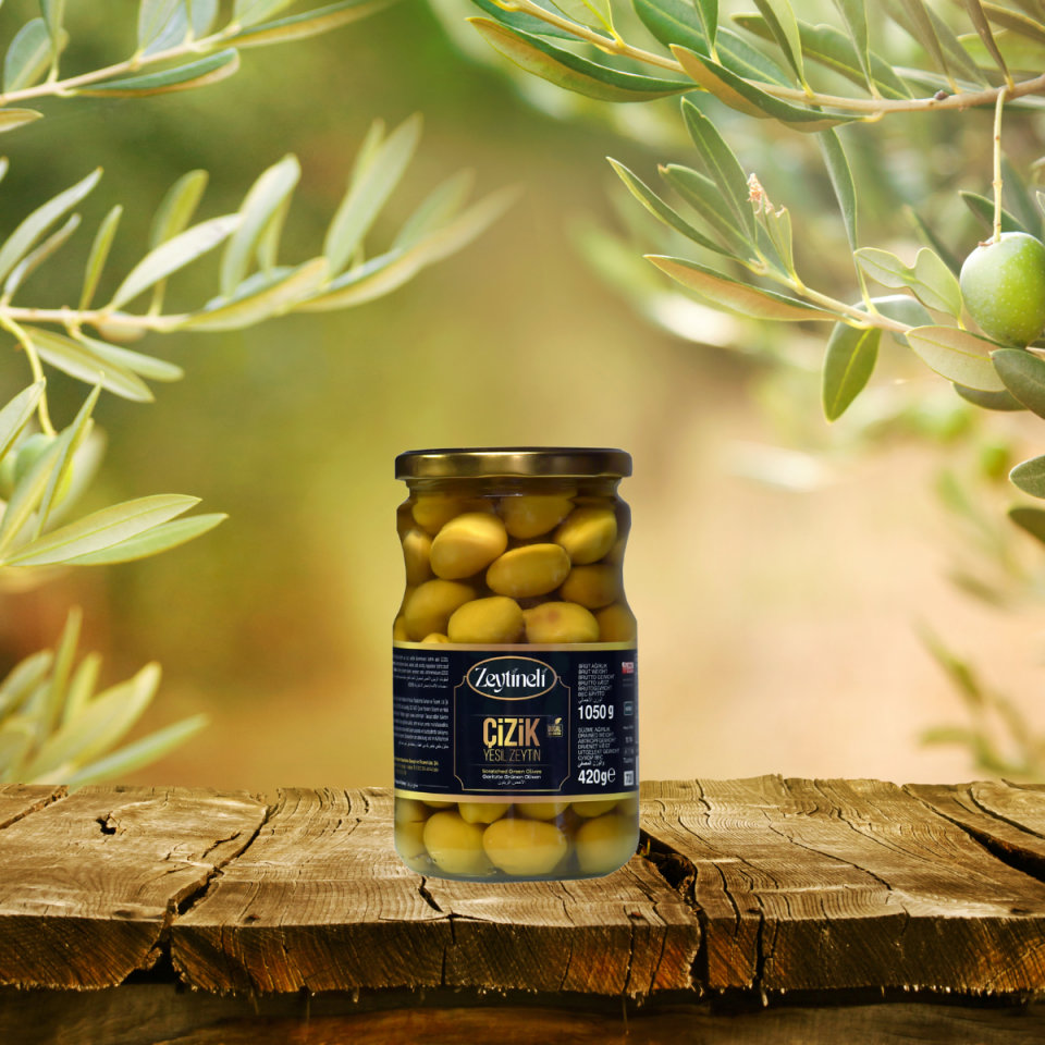 ÇİZİK YEŞİL ZEYTİN 420 GR
