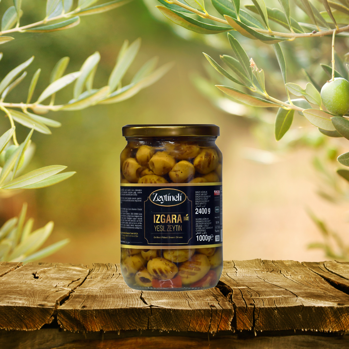 IZGARA YEŞİL ZEYTİN 420 GR